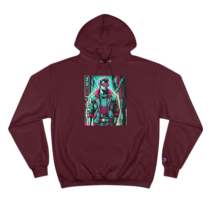 Stylized
  Human Figure: Cyberpunk Retro-futuristic
