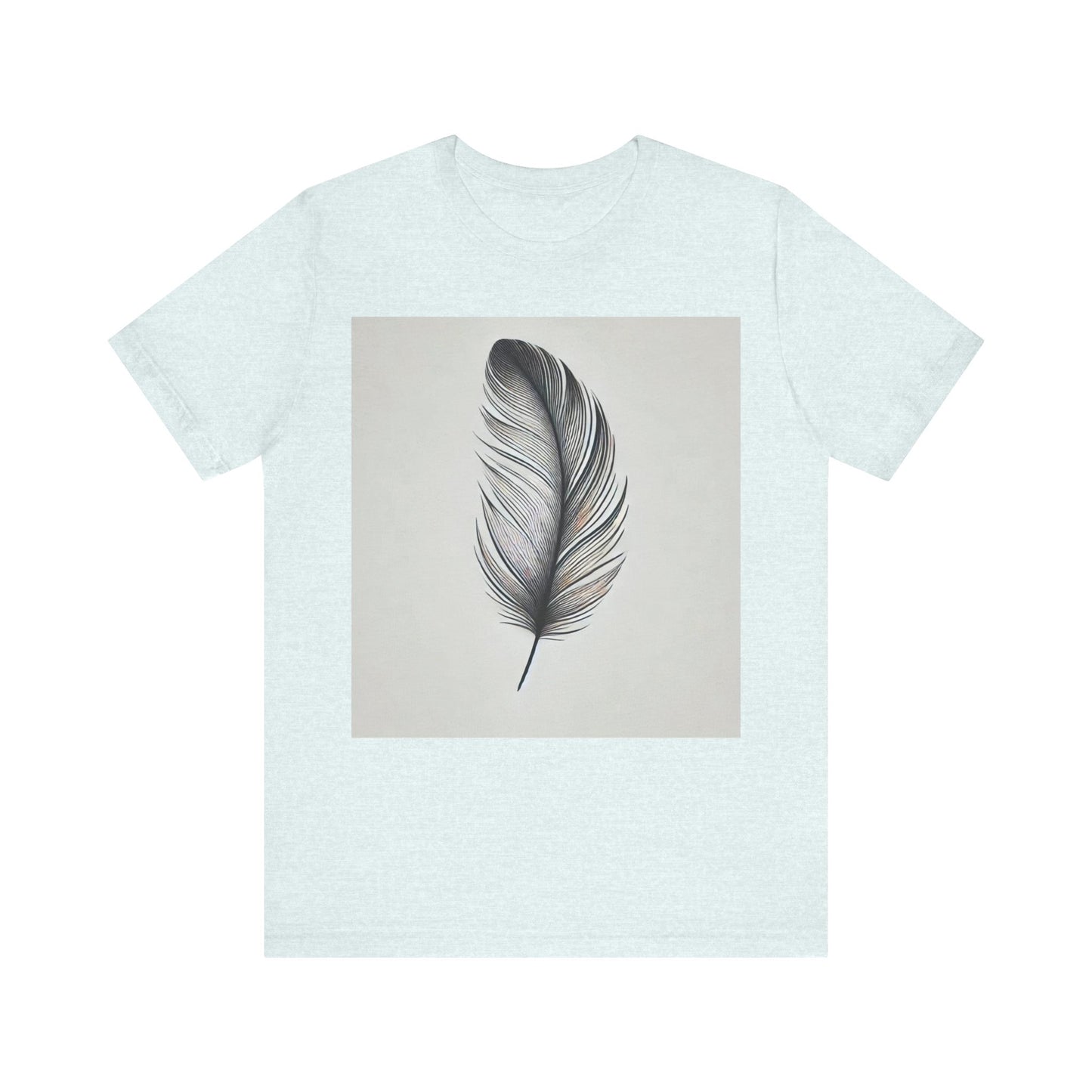 Solitary
  Feather: Minimalist Line Art