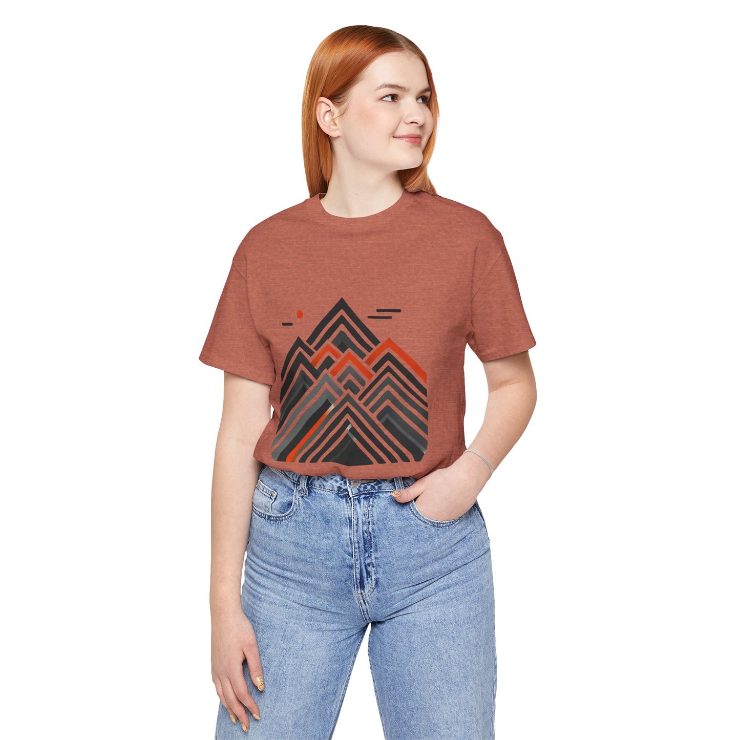 Abstract Mountain: Minimalist Geometric
