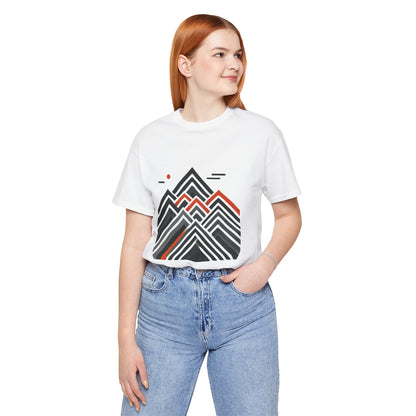 Abstract Mountain: Minimalist Geometric