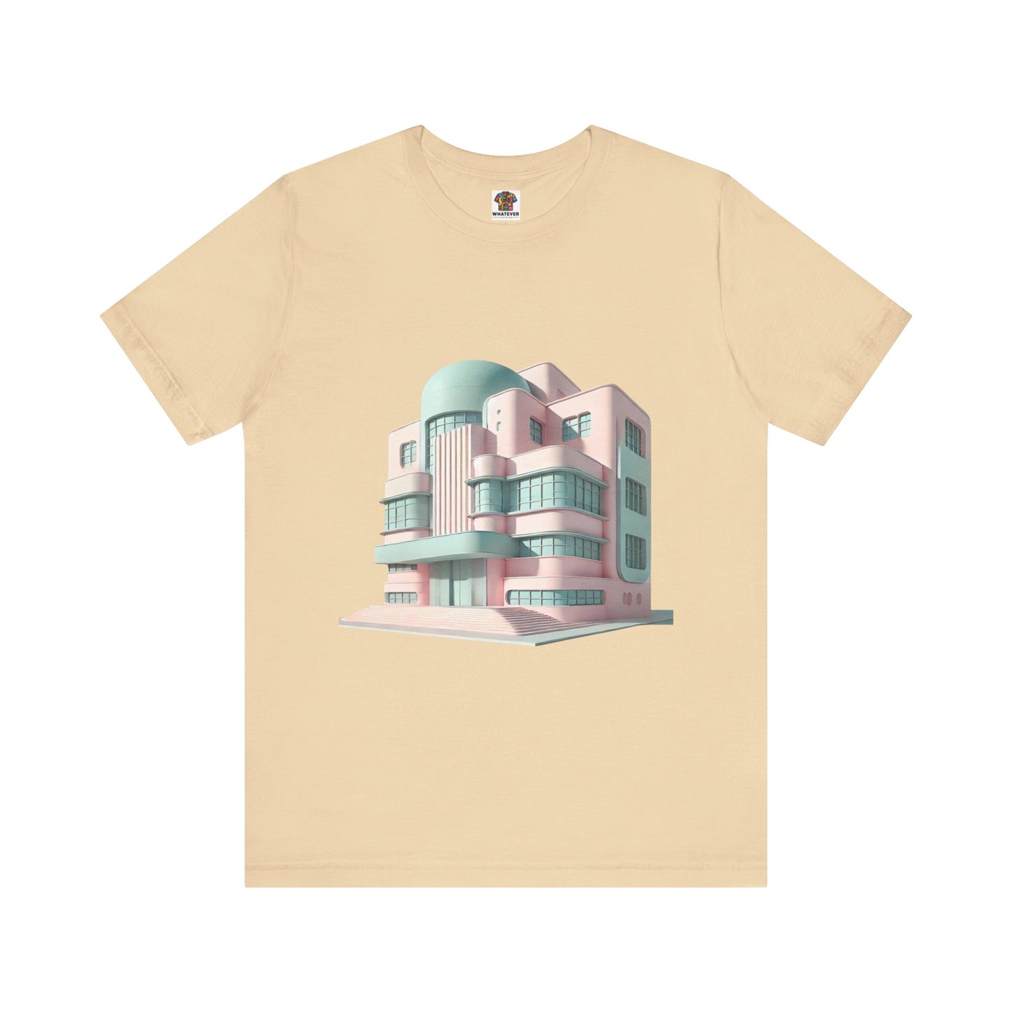 Stylized Building: Retro-Futuristic