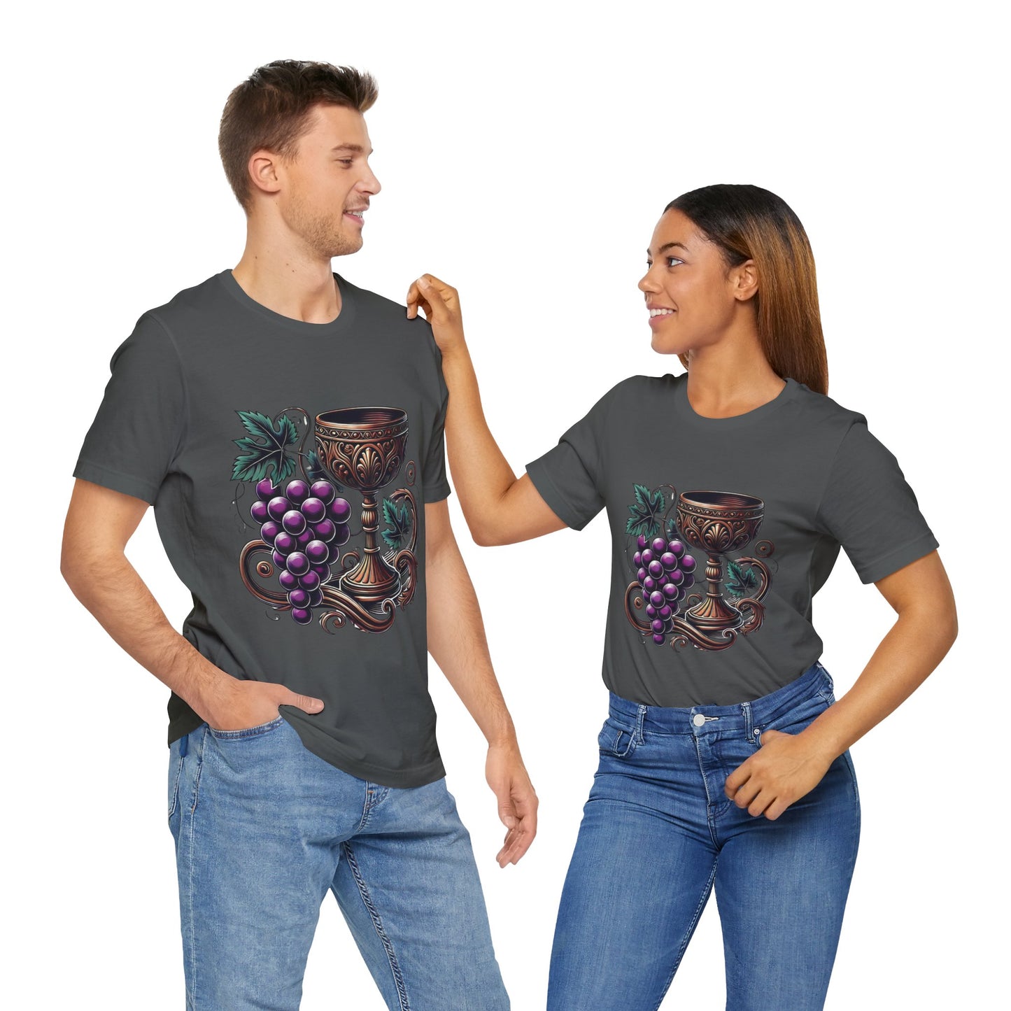 Grapes and Goblet: Classical Elegance