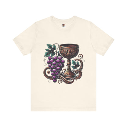 Grapes and Goblet: Classical Elegance