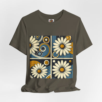 Daisy Landscape: Retro Pop-Art