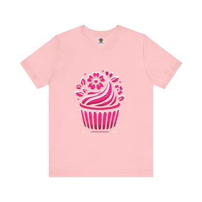 Cupcake with Floral Frosting: Floral Noir