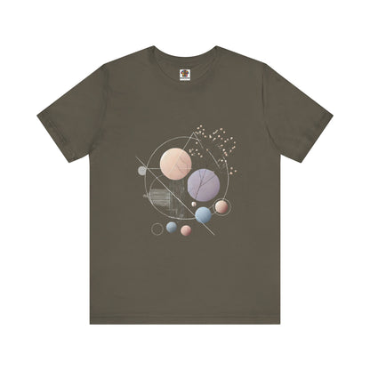 Abstract Geometric Shapes: Minimalistic Nature Design