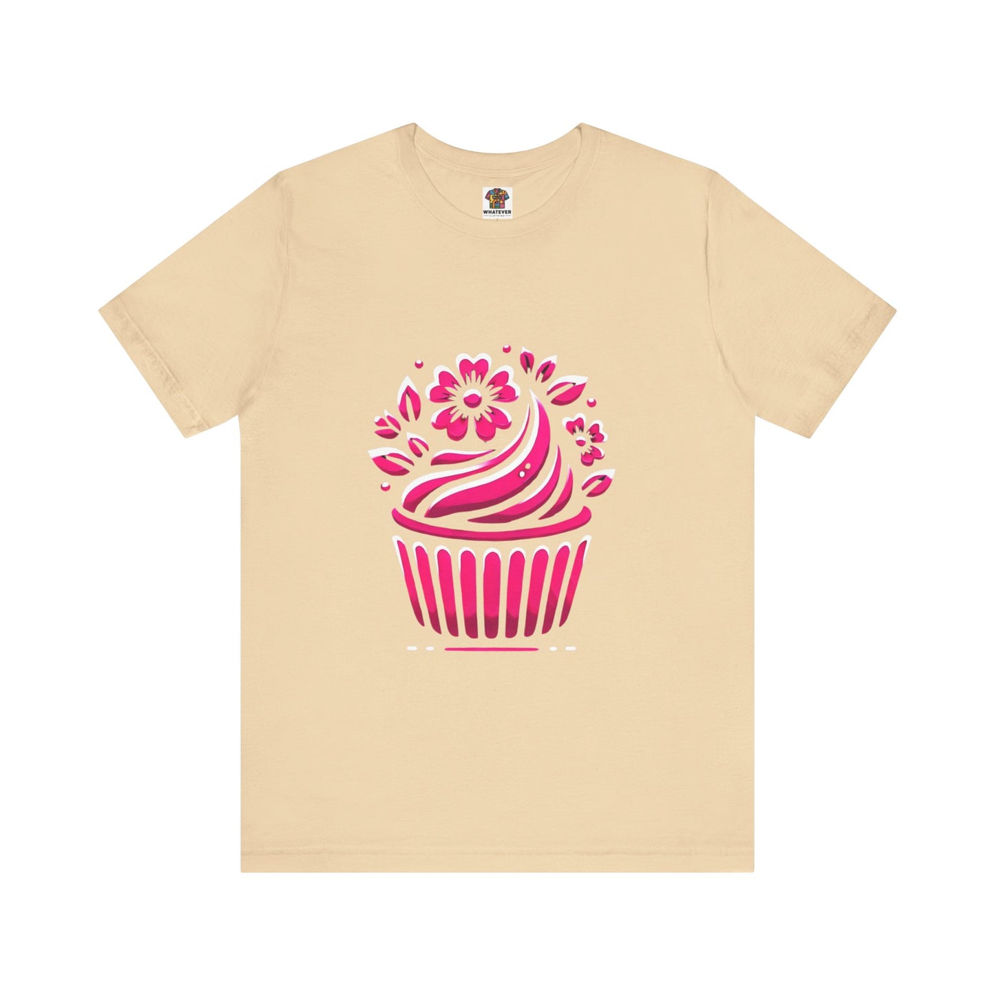 Cupcake with Floral Frosting: Floral Noir