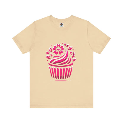 Cupcake with Floral Frosting: Floral Noir