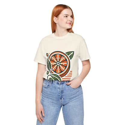 Citrus Slice: Floral Orange Vibe
