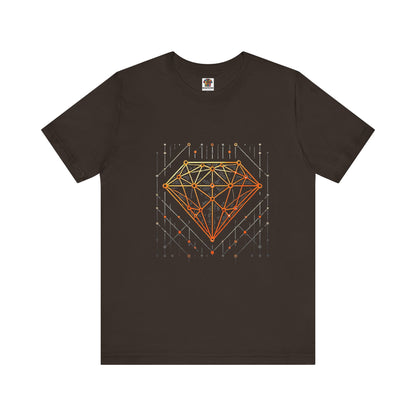 Stylized Diamond: Minimalist Geometric