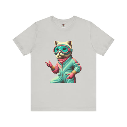 Stylized Cat: Retro-Futuristic