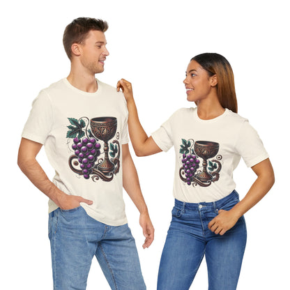 Grapes and Goblet: Classical Elegance