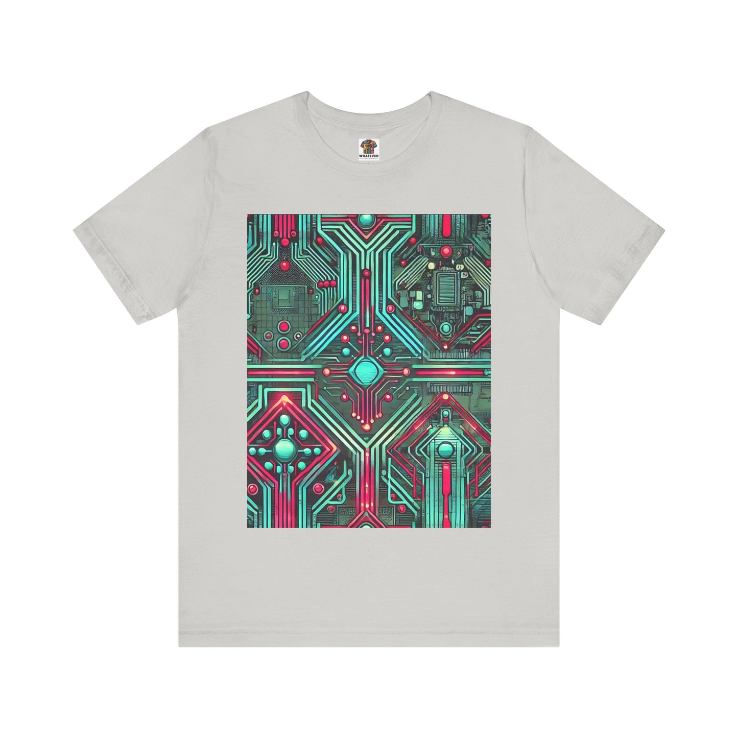 Patterned Background: Cyberpunk Retro-futuristic