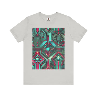 Patterned Background: Cyberpunk Retro-futuristic