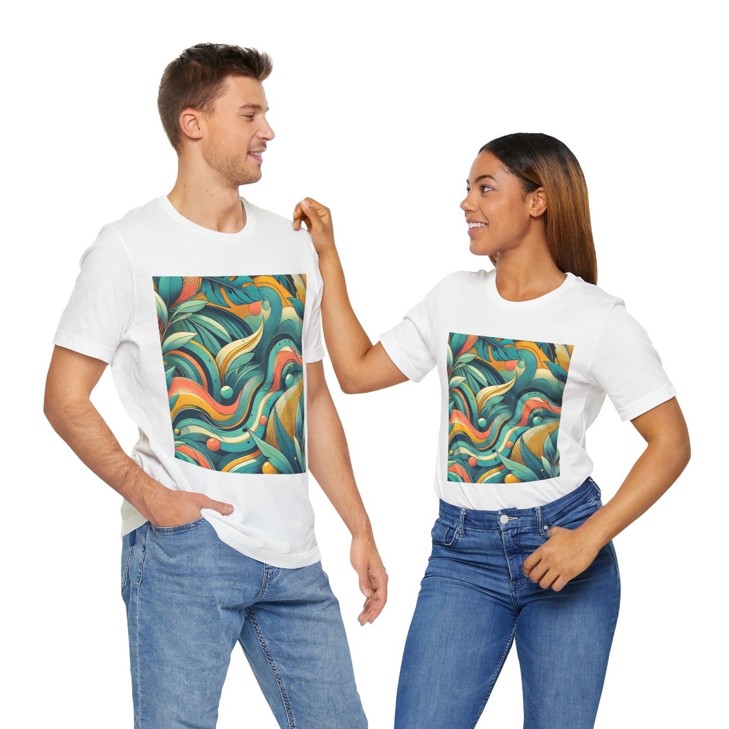 Abstract Waves: Tropical Vibe