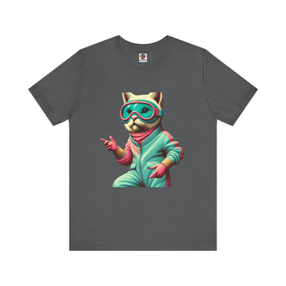 Stylized Cat: Retro-Futuristic