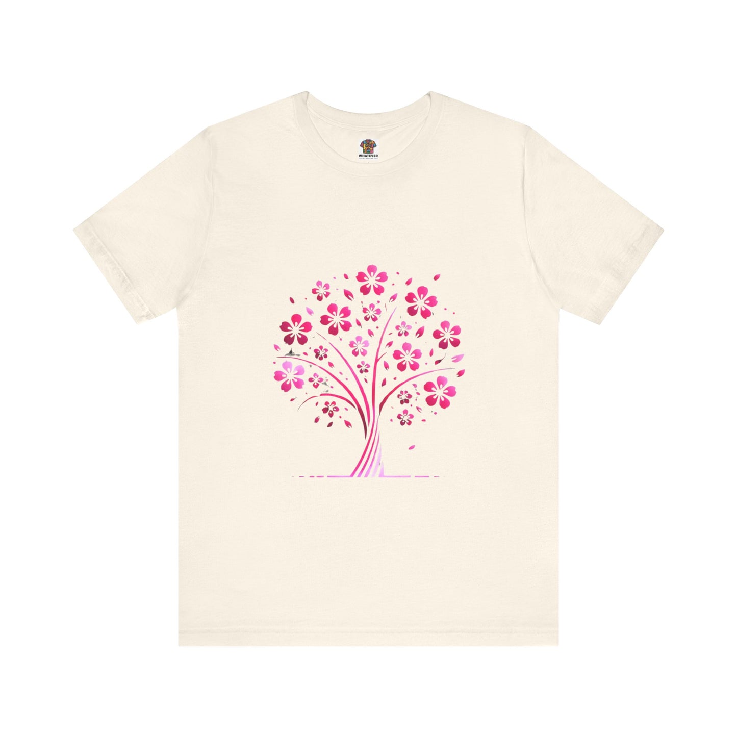 Isolated Stylized Tree: Floral Noir