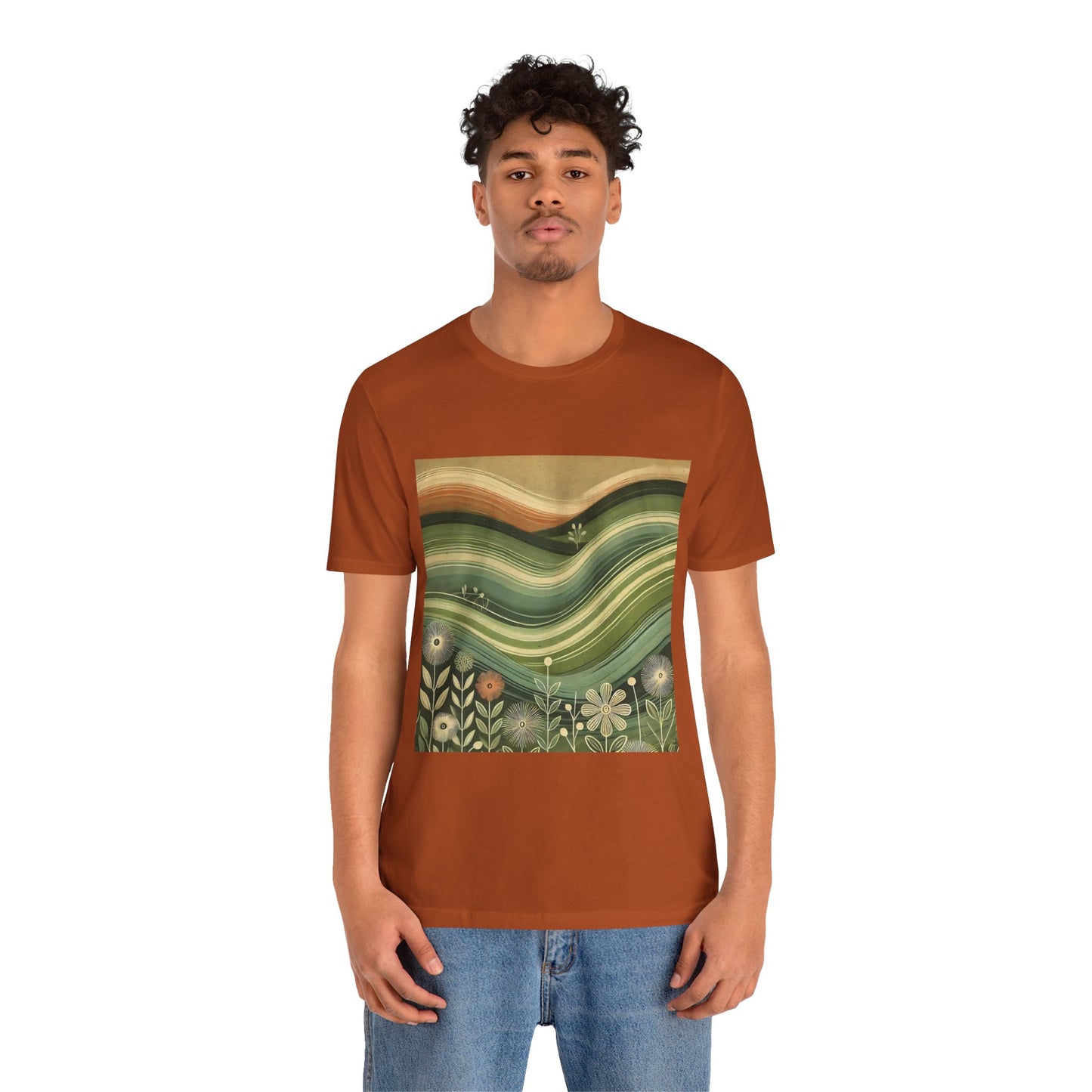 Rolling Hills: Floral Sepia