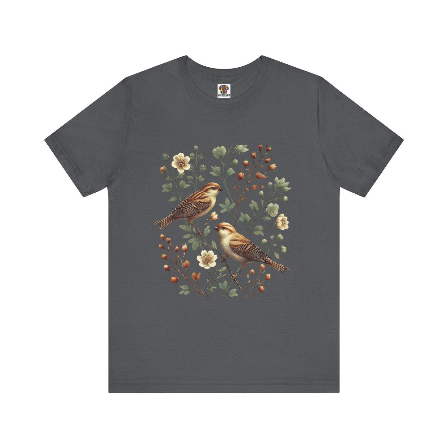 Songbirds: Floral Sepia