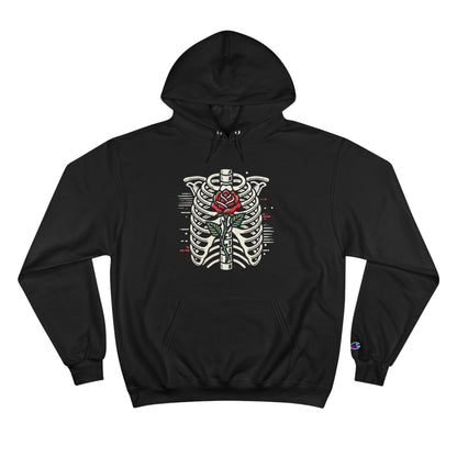 Ribcage
  with Rose: Gothic Streetwear