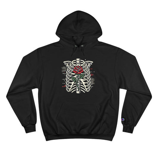 Ribcage
  with Rose: Gothic Streetwear