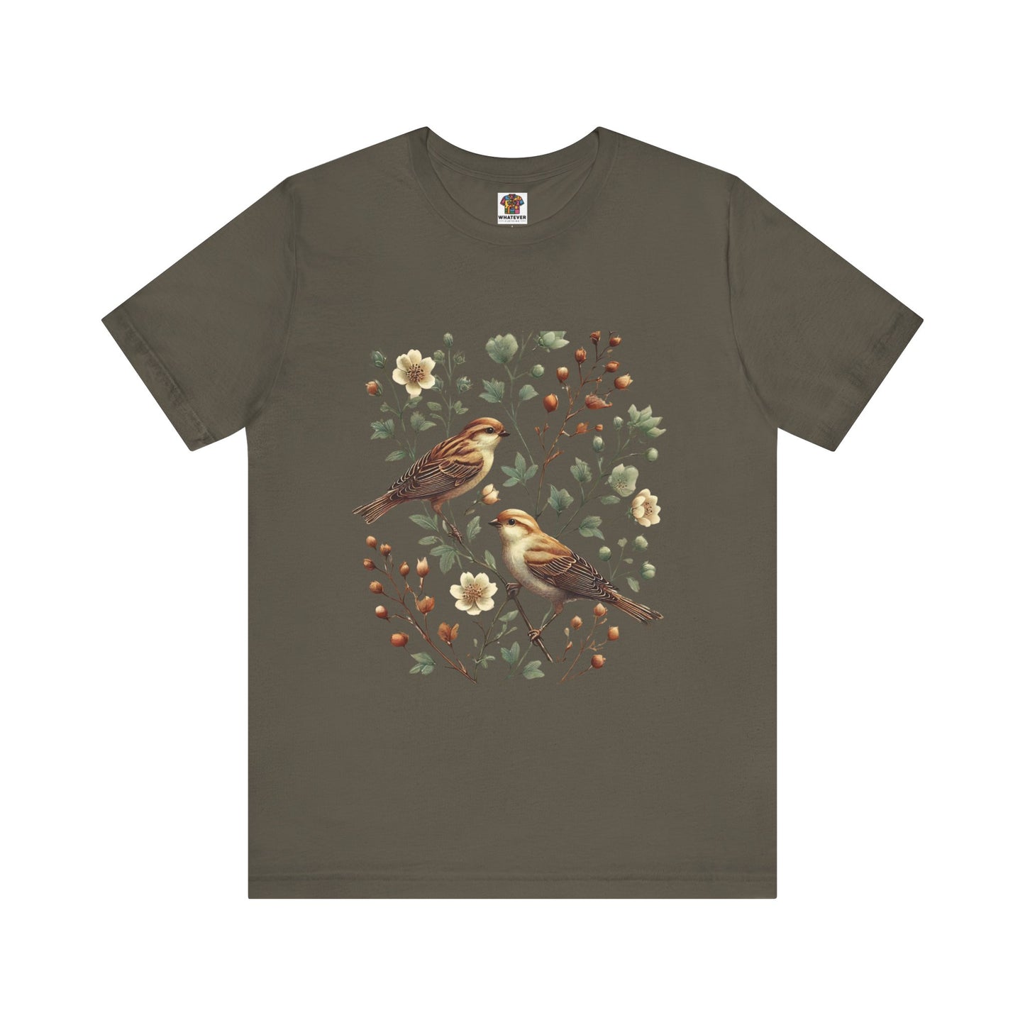 Songbirds: Floral Sepia