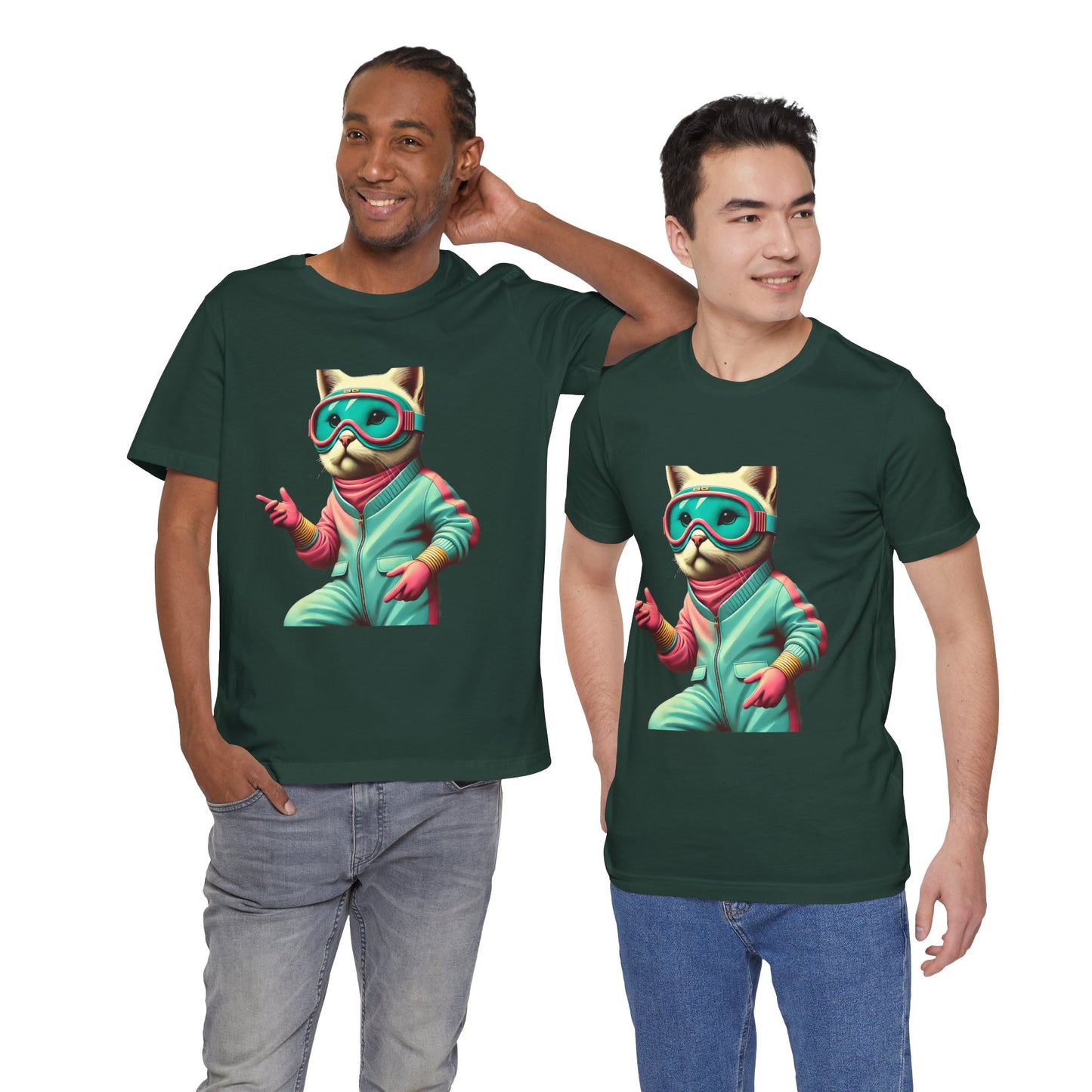 Stylized Cat: Retro-Futuristic