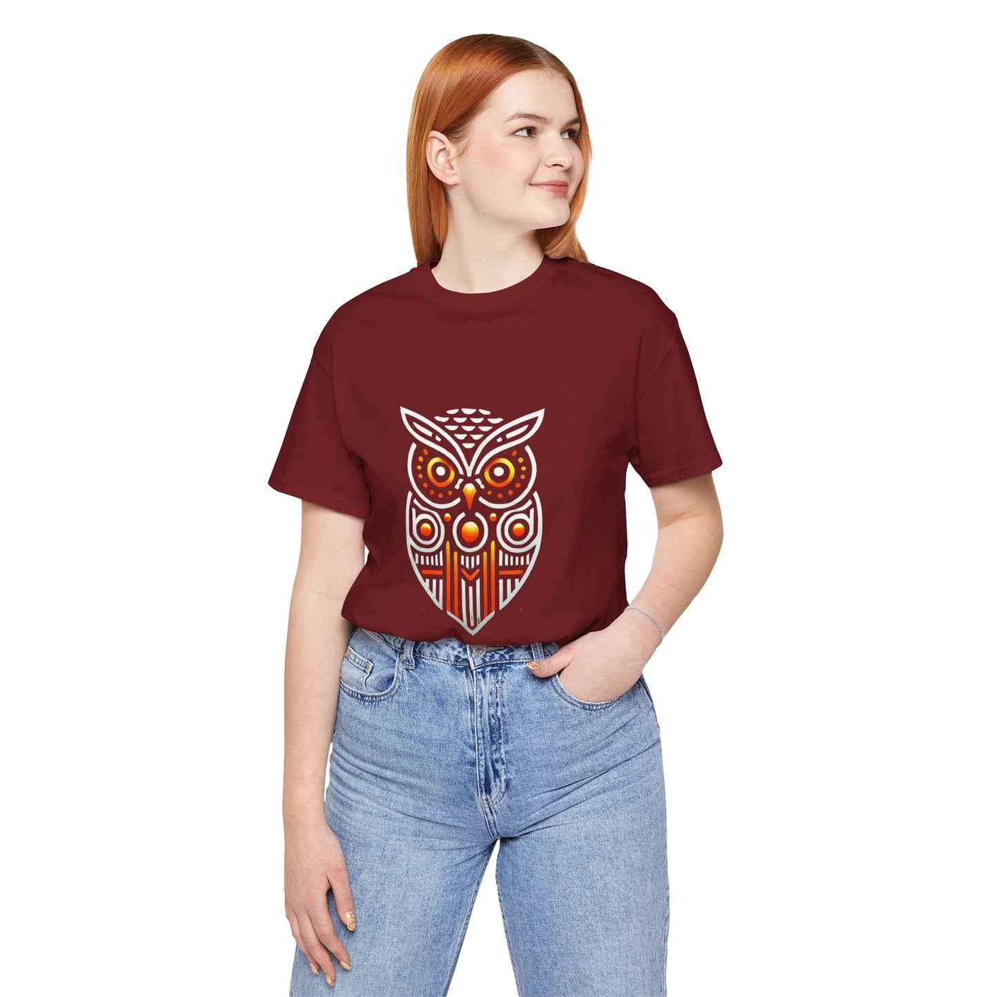 Mystic Owl: Minimalist Geometric