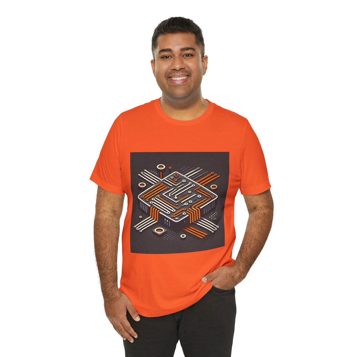 Digital Circuitry: Minimalist Geometric