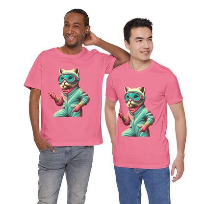 Stylized Cat: Retro-Futuristic