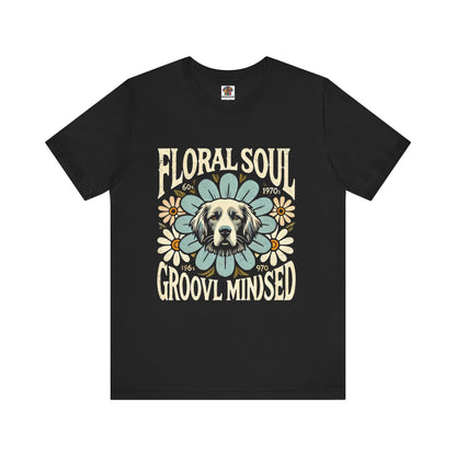 Stylized Vintage Dog: GROOVY Retrozip