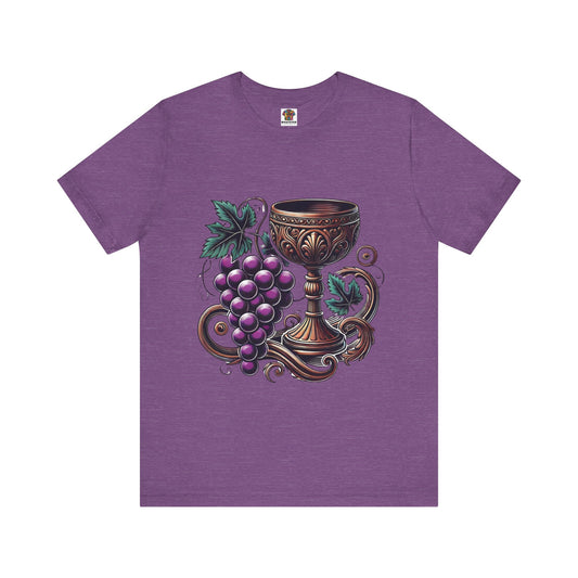 Grapes and Goblet: Classical Elegance