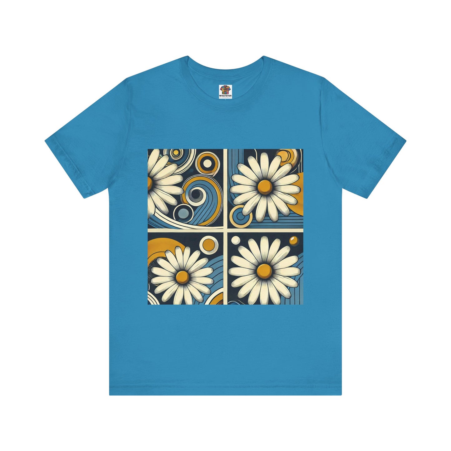 Daisy Landscape: Retro Pop-Art