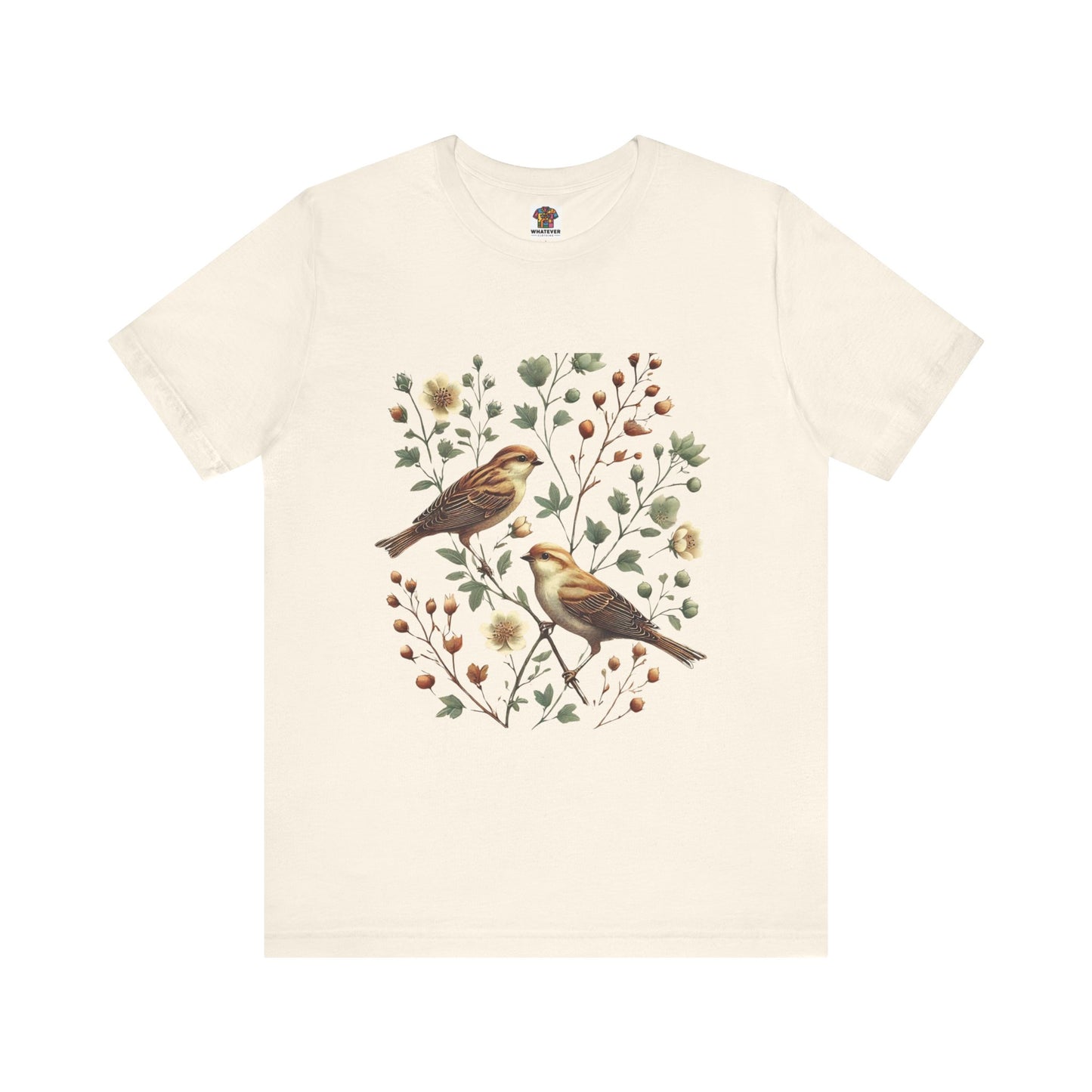 Songbirds: Floral Sepia