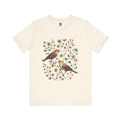 Songbirds: Floral Sepia