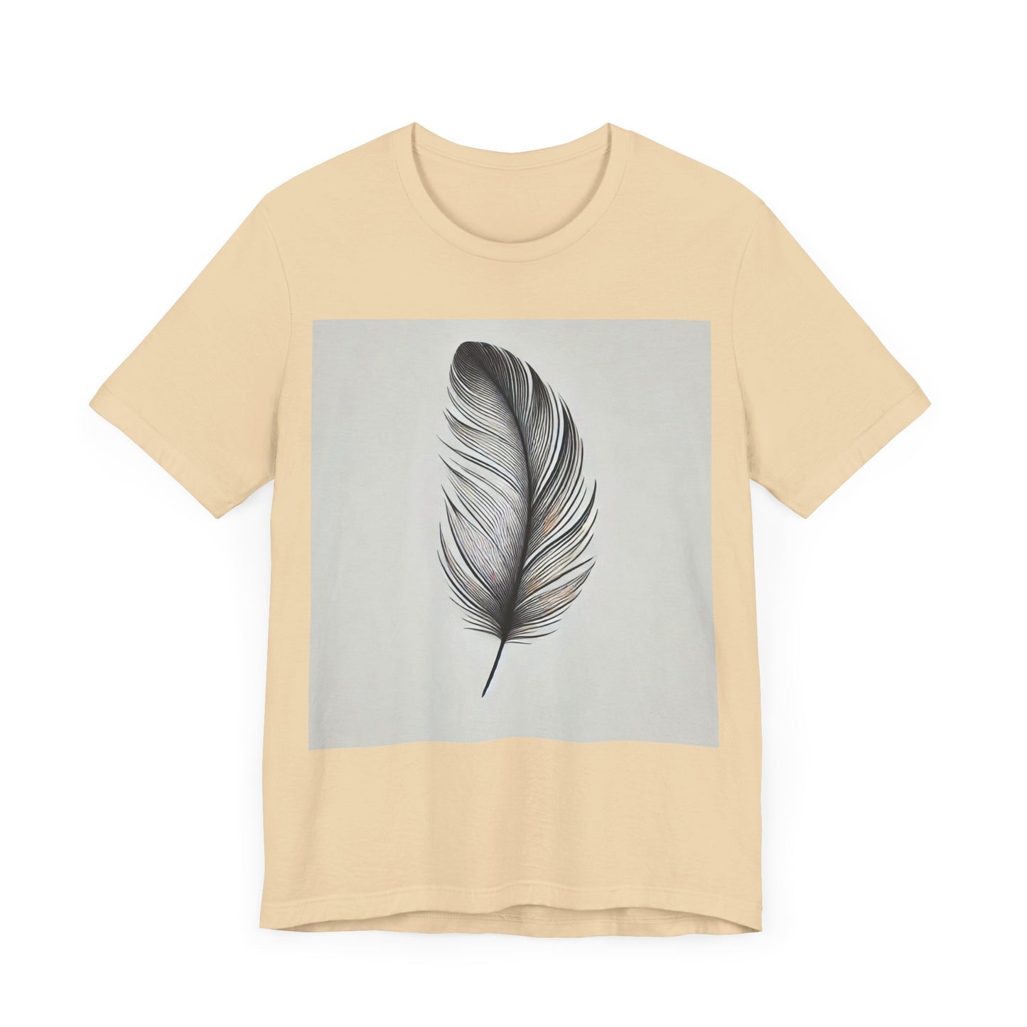 Solitary
  Feather: Minimalist Line Art