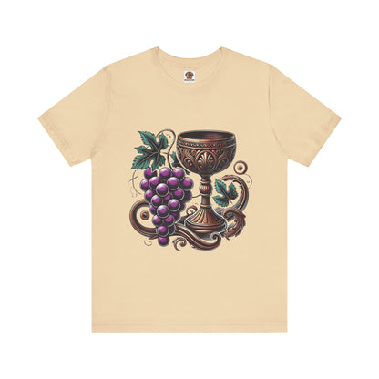 Grapes and Goblet: Classical Elegance