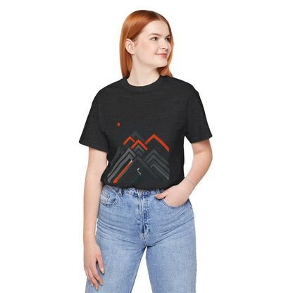 Abstract Mountain: Minimalist Geometric