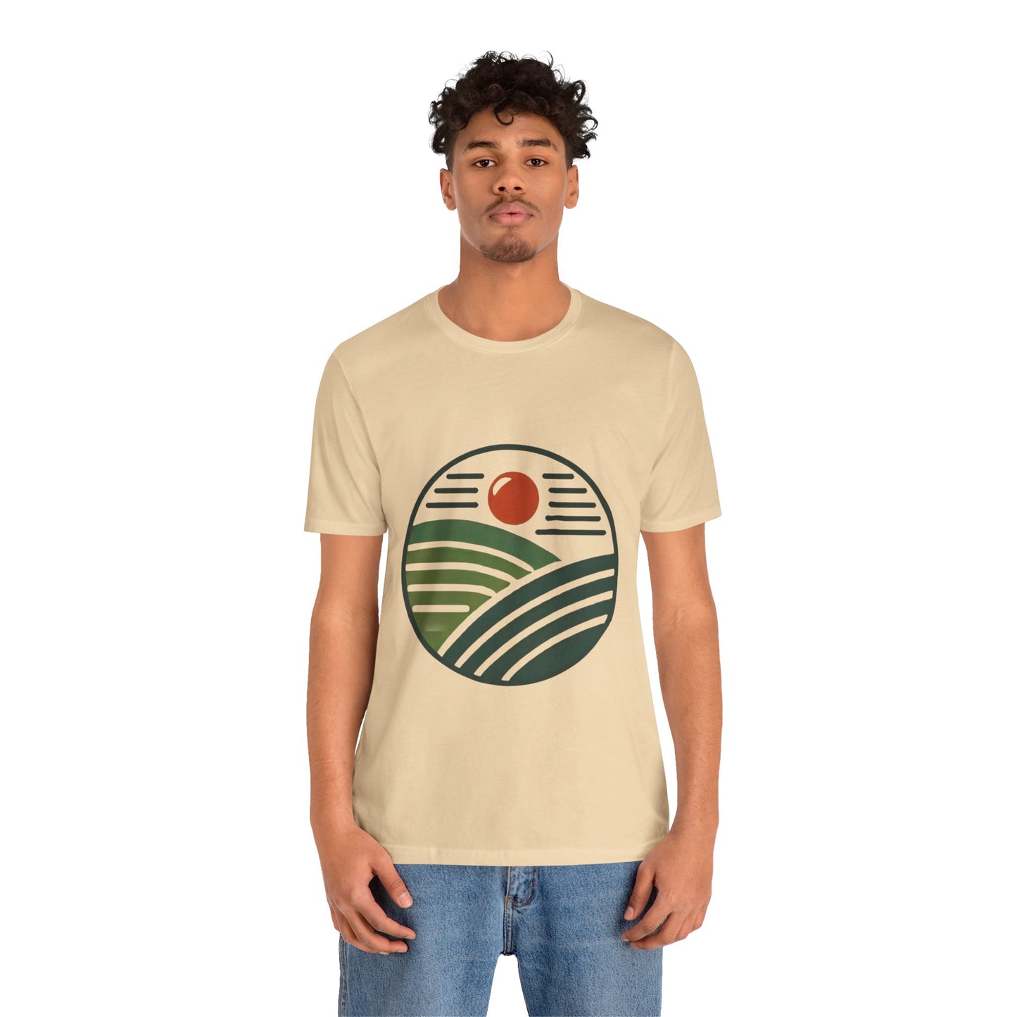 Abstract Landscape: Floral Orange Vibe