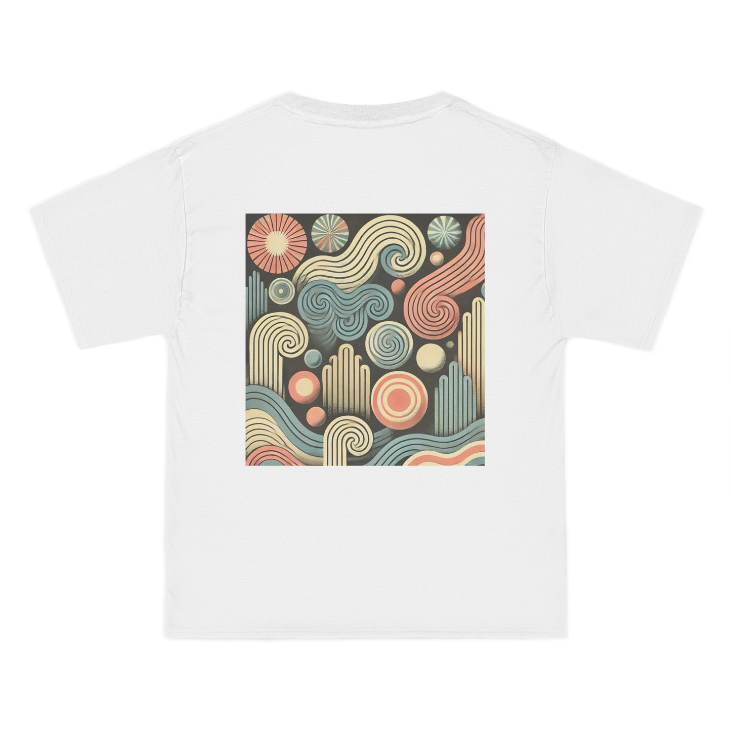 Abstract
  Waves and Spirals: Groovy Retro