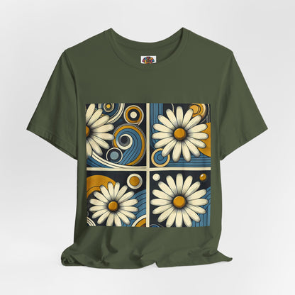 Daisy Landscape: Retro Pop-Art