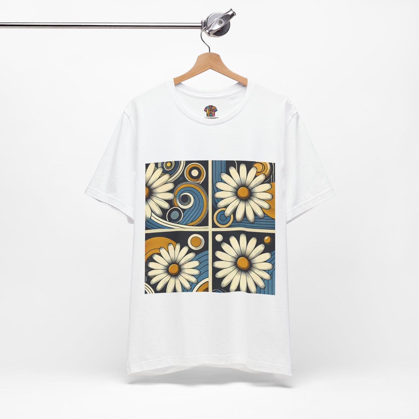 Daisy Landscape: Retro Pop-Art