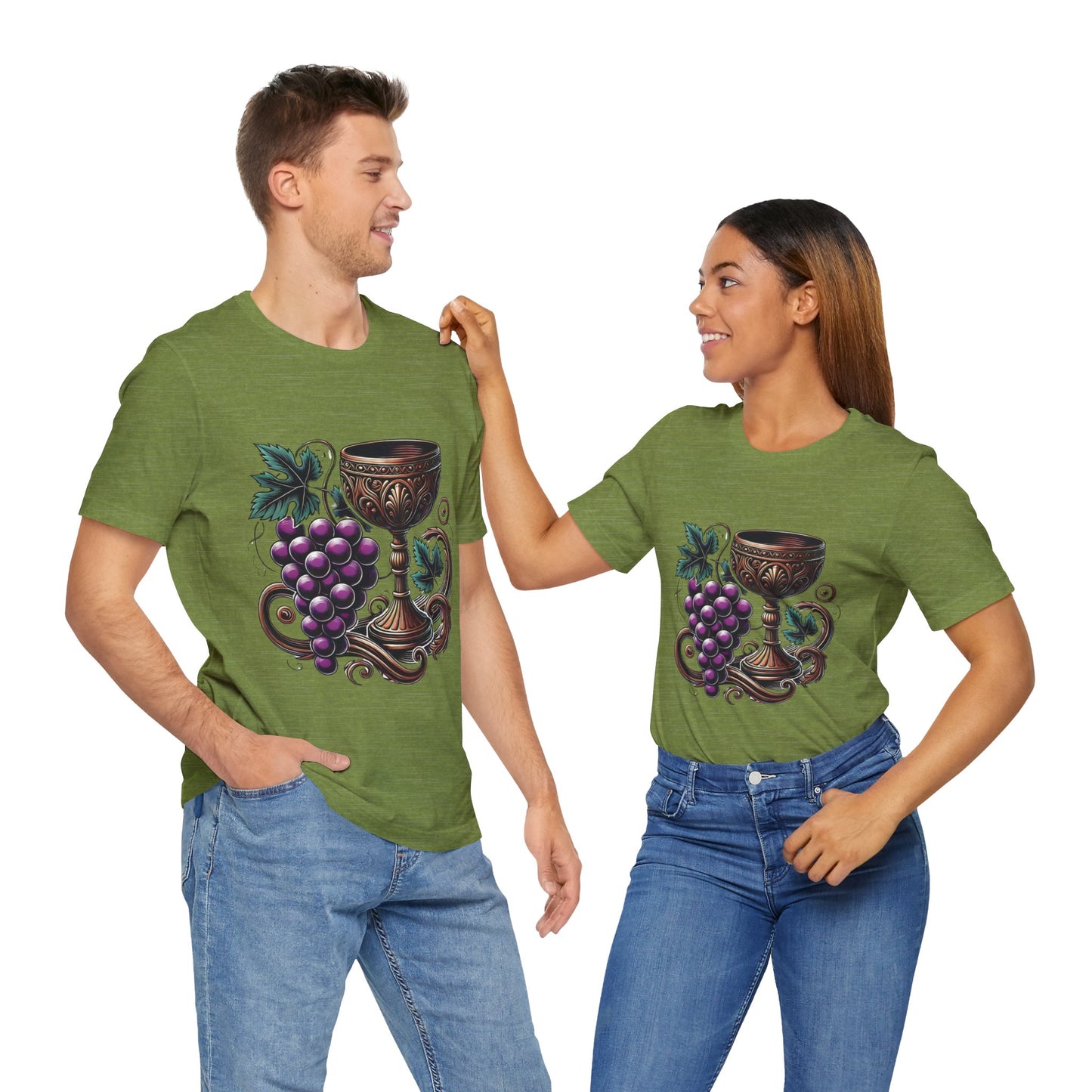 Grapes and Goblet: Classical Elegance