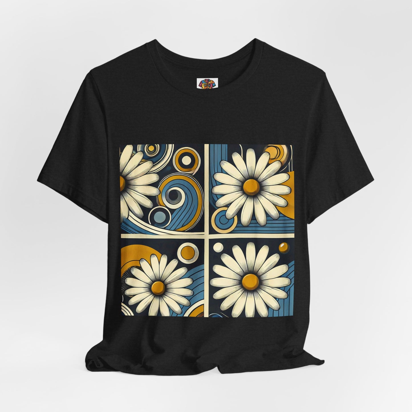 Daisy Landscape: Retro Pop-Art