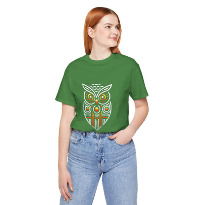 Mystic Owl: Minimalist Geometric