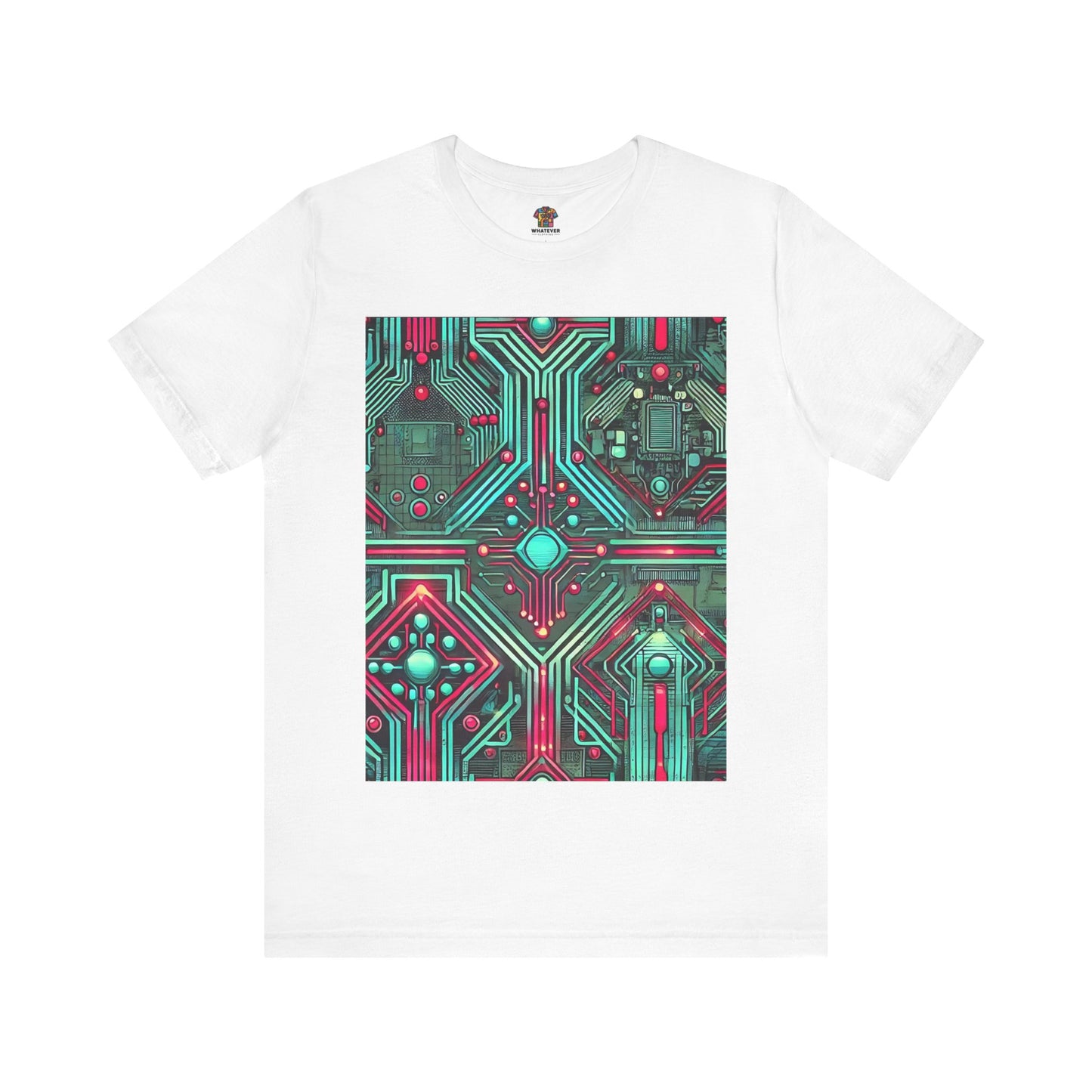 Patterned Background: Cyberpunk Retro-futuristic