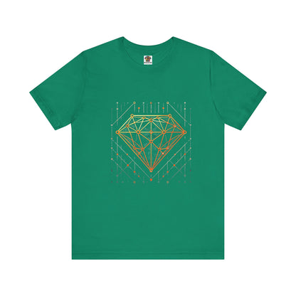 Stylized Diamond: Minimalist Geometric