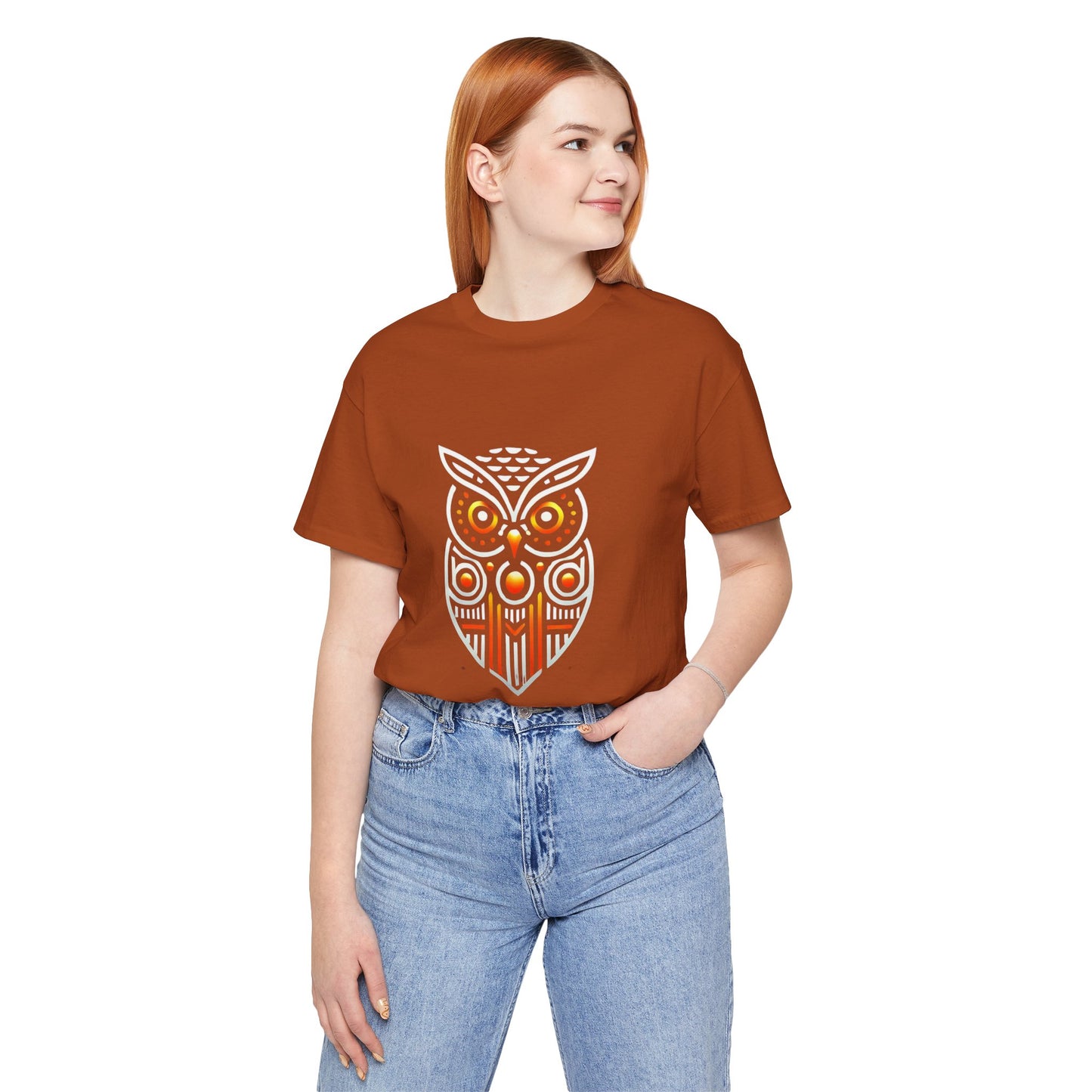 Mystic Owl: Minimalist Geometric