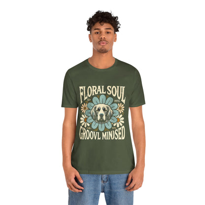 Stylized Vintage Dog: GROOVY Retrozip