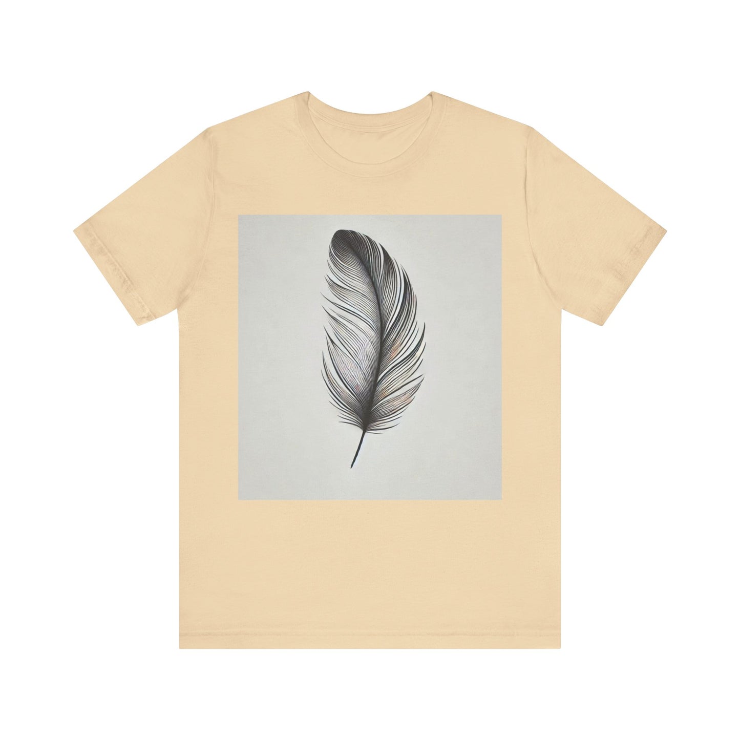 Solitary
  Feather: Minimalist Line Art